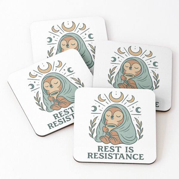Item preview, Rest Is Resistance – Cozy Self-Care Sloth Design designed and sold by Lacritsa .