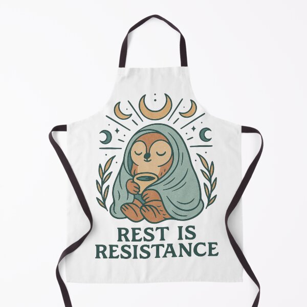 Item preview, Rest Is Resistance – Cozy Self-Care Sloth Design designed and sold by Lacritsa .