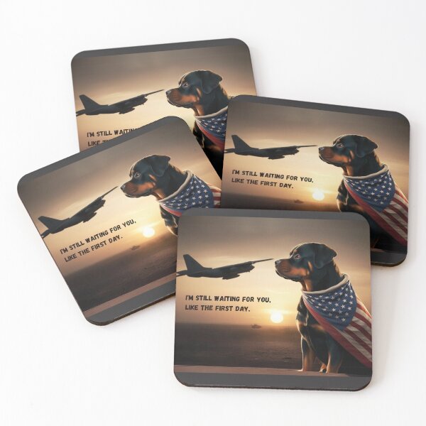 Item preview, Rottweiler Patriot Waits Memorial Day Poster designed and sold by All Creative Designer.