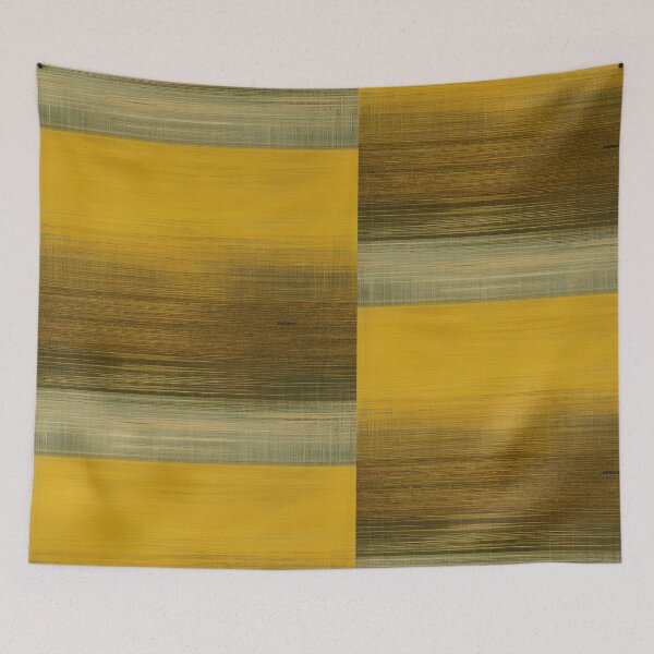 Item preview, Aureolin Stripe on Vintage Tea-Stained Canvas - dePace' designed and sold by mrpropcake.