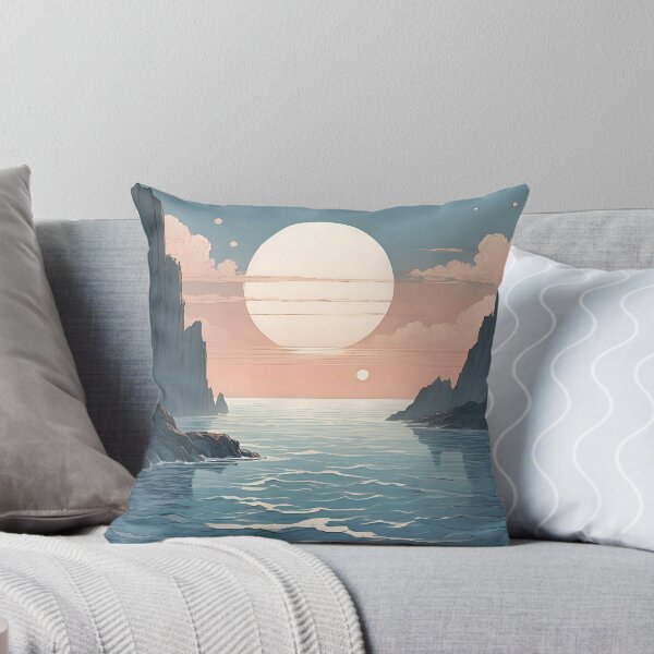 Item preview, The sun sets in the fjord designed and sold by NatalieOlan.
