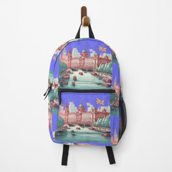 Item preview,  Minimalist Watercolor Illustration of the British Royal Residence in London, designed and sold by PaintMeWorld.