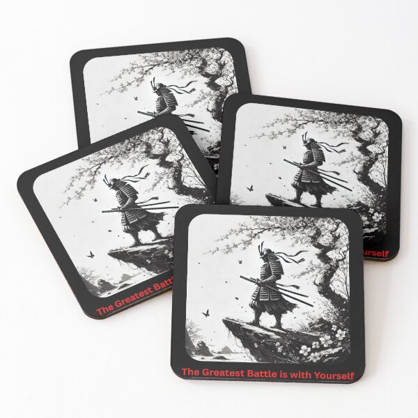 Item preview, Samurai The Greatest battle is with Yourself designed and sold by Outlandishrob.
