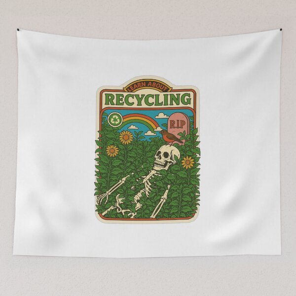 Item preview, "Recycle or Be Recycled" designed and sold by Puddle-Paws.