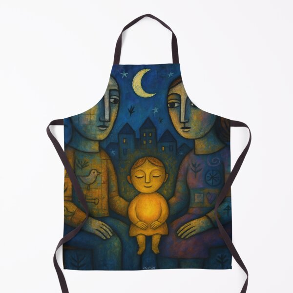 Item preview, There is a child - there is a family. Naive art designed and sold by BoBiloArt.