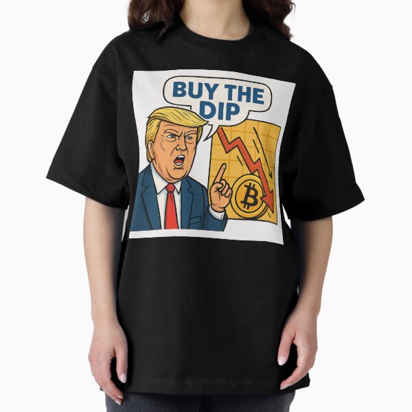 Item preview, Buy the Dip – Trump Bitcoin Comic Design designed and sold by laynets.