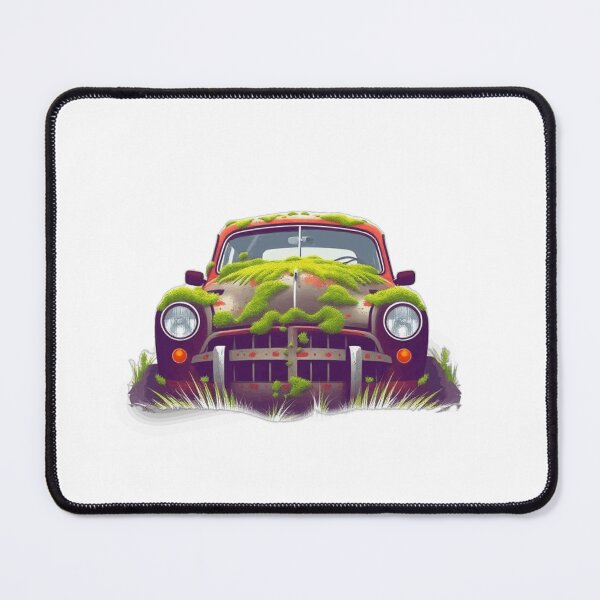Item preview, Overgrown Classic Car – Nature vs Machine designed and sold by apoknight.