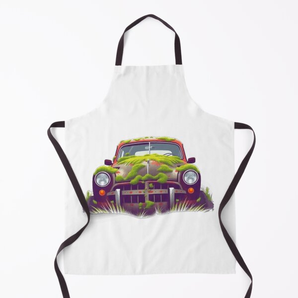 Item preview, Overgrown Classic Car – Nature vs Machine designed and sold by apoknight.
