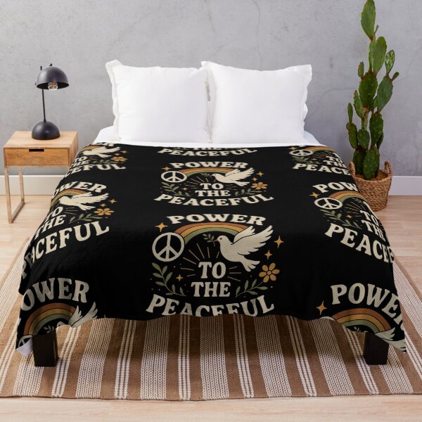 Item preview, Power to the Peaceful – Bold Peace Activism Protest Art designed and sold by astersgraphics.