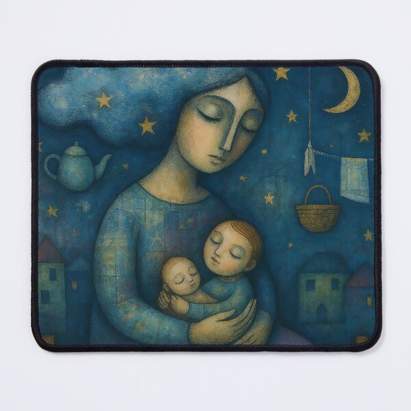 Item preview, Motherhood. Naive Art designed and sold by BoBiloArt.