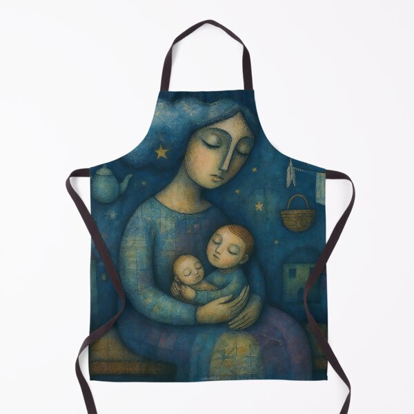 Item preview, Motherhood. Naive Art designed and sold by BoBiloArt.
