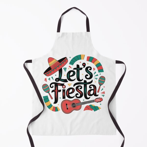 Item preview, Let’s Fiesta – Colorful Mexican Party Design with Sombrero and Guitar designed and sold by Fragy72.