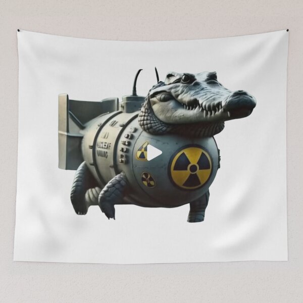 Item preview, Bombardiro Crocodilo (Italian Brainrot)  designed and sold by LookinFreshh.