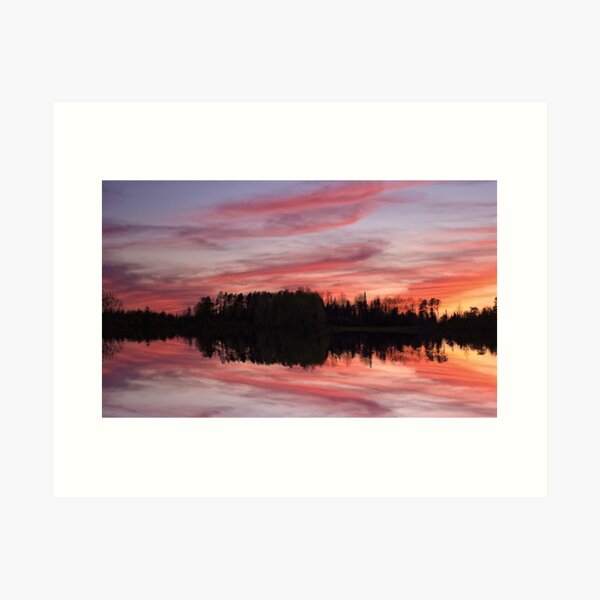 As I Watched You Set Art Print