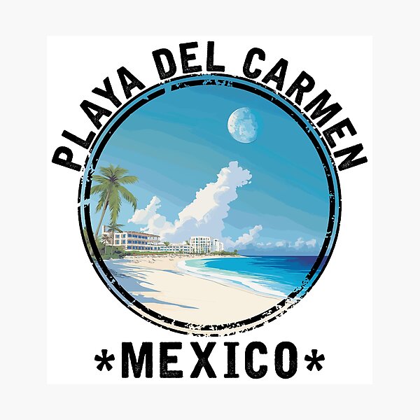 Item preview, Playa del Carmen - Mexico (with Black Lettering) designed and sold by VelvetRoom.