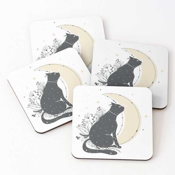 Item preview, Cat at night designed and sold by KeepCalmAndGo.