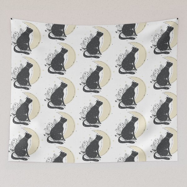 Item preview, Cat at night designed and sold by KeepCalmAndGo.