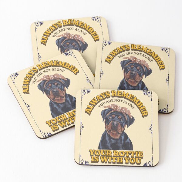Item preview, Rottweiler You Are Not Alone designed and sold by MidnightsMojo.