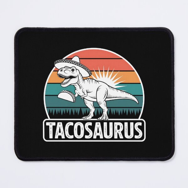 Item preview, Tacosaurus – Funny Dinosaur Taco Design with Sombrero designed and sold by Fragy72.