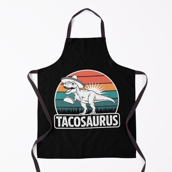 Item preview, Tacosaurus – Funny Dinosaur Taco Design with Sombrero designed and sold by Fragy72.