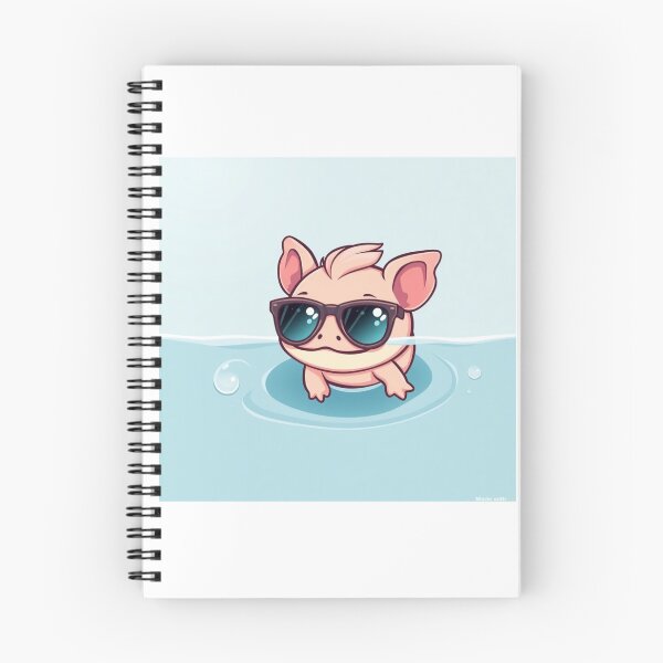 Item preview, Cool Axolotl Wearing Shades designed and sold by buzzprints1234.