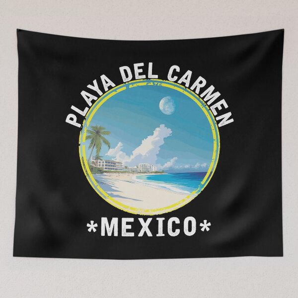 Item preview, Playa del Carmen - Mexico (with White Lettering) designed and sold by VelvetRoom.