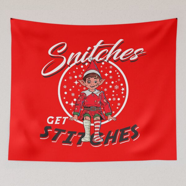 Item preview, Snitches Get Stitches Elf II designed and sold by Alema Art.