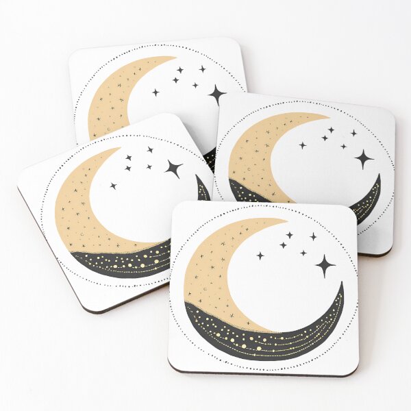 Item preview, Boho Moon & Stars designed and sold by ELzor Arts.