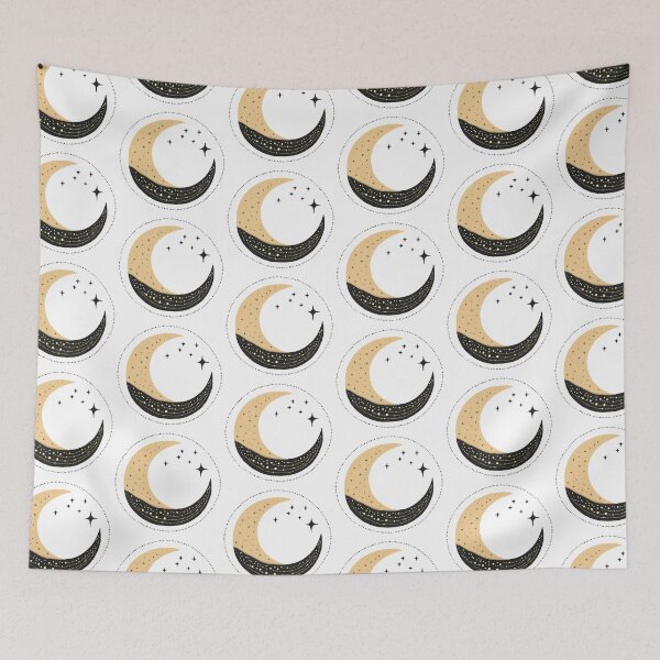 Item preview, Boho Moon & Stars designed and sold by ELzor Arts.