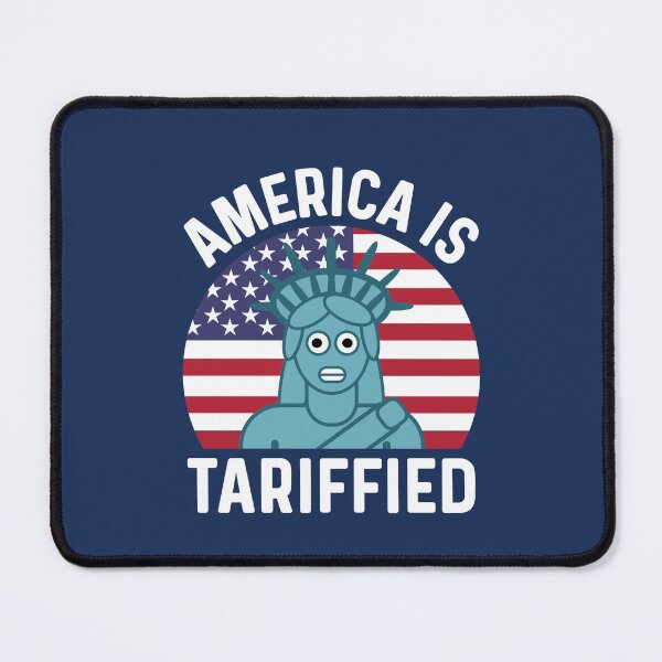Item preview, Funny Statue of Liberty America Is Tariffied Political Pun USA Humor designed and sold by Sunserize Designs.