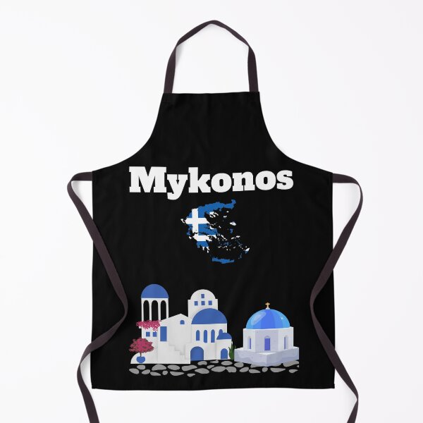 Item preview, Mykonos holiday souvenir Greek architecture Greece flag Greece map designed and sold by Artstastic.