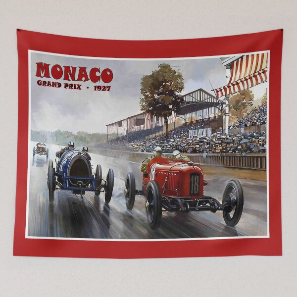 Item preview, MONACO GRAND PRIX: Vintage 1927 Auto Racing Print designed and sold by posterbobs.
