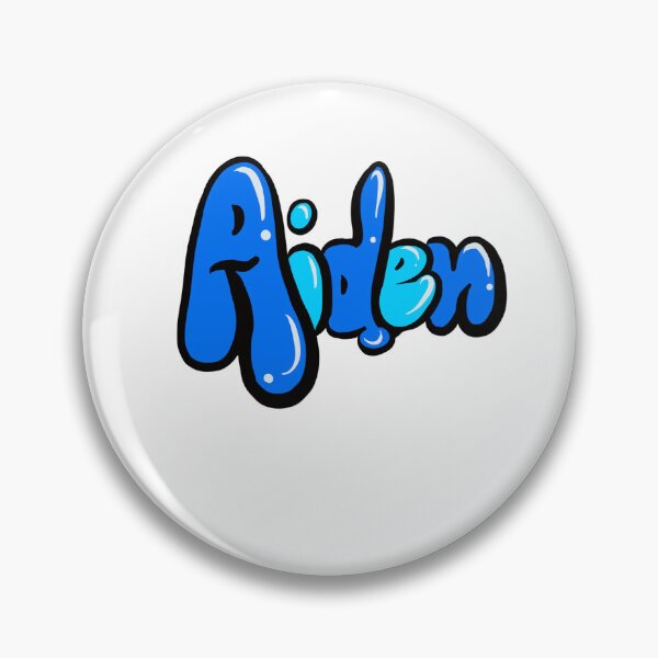 Item preview, Aiden name in blue graffiti calligraphy Top 10 best personalised gifts for boys Aiden designed and sold by Artonmytee.