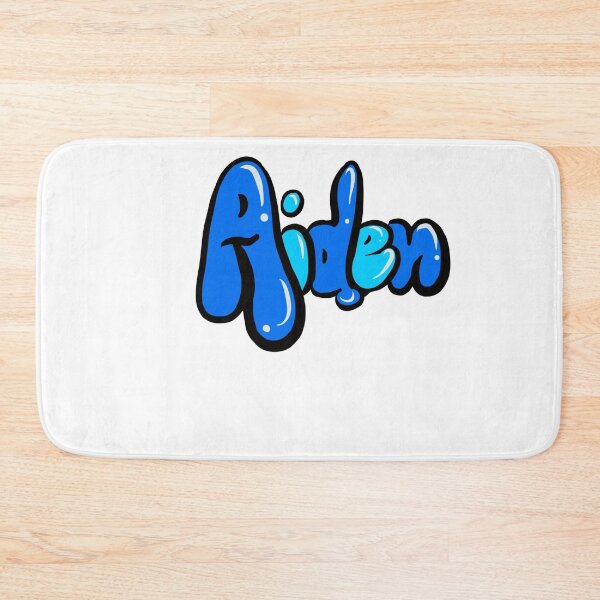 Item preview, Aiden name in blue graffiti calligraphy Top 10 best personalised gifts for boys Aiden designed and sold by Artonmytee.