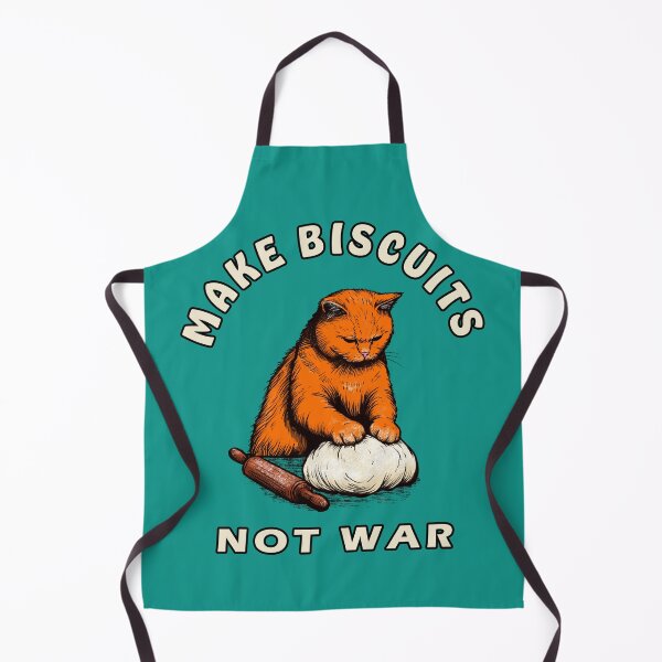 Item preview, Make Biscuits Not War Ginger Cat designed and sold by KilkennyCat Art.
