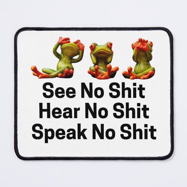 Item preview, See No, Hear No, Speak No Shit designed and sold by BlackabyBoutique.