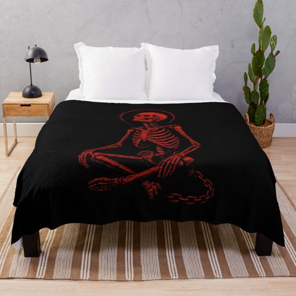 Item preview, Meditative Skeleton – Bold Gothic Art designed and sold by ATOTI.