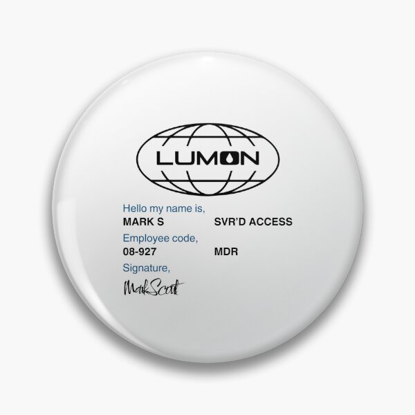 Item preview, Lumon, Severance Mark Name Badge  designed and sold by Luisaisreading.