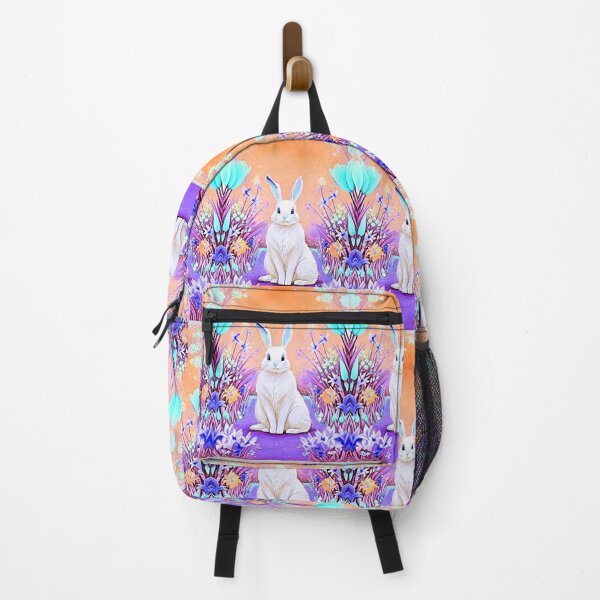 Item preview,  Bunny Easter Floral - Spring Art designed and sold by Earth Nature Creations.