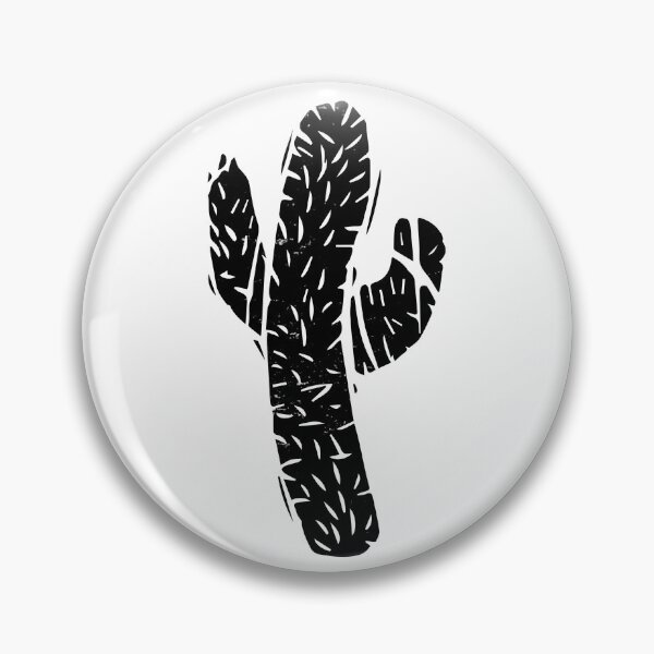 Item preview, Cactus – Western Desert Linocut Plant Sticker designed and sold by AtlanticStore.