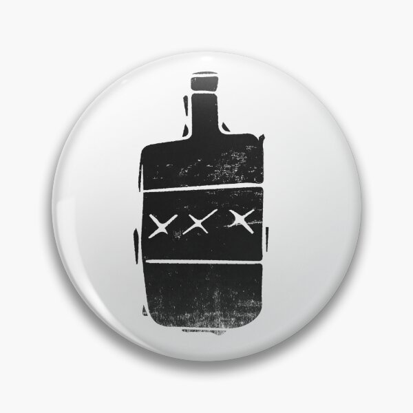 Item preview, Whiskey Bottle – Rustic Linocut Bar designed and sold by AtlanticStore.