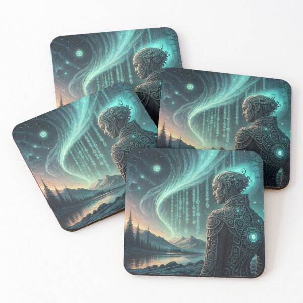 Item preview, Binary Alien and the Aurora of Numbers designed and sold by SkyeWizardry.