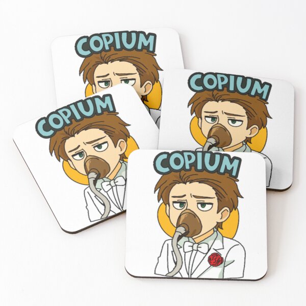 Item preview, CDawgVA Mario Party Style Sticker "COPIUM" designed and sold by Fresh Oshi Pressed.