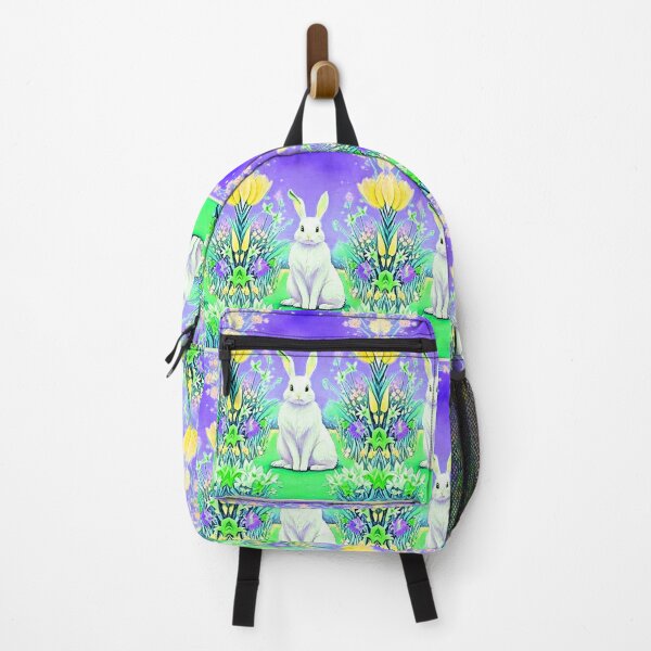 Item preview, Bunny Easter Floral - Spring Art designed and sold by Earth Nature Creations.