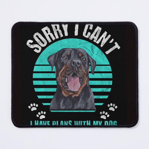 Item preview, Turquoise Plans with my dog Rottweiler designed and sold by MidnightsMojo.