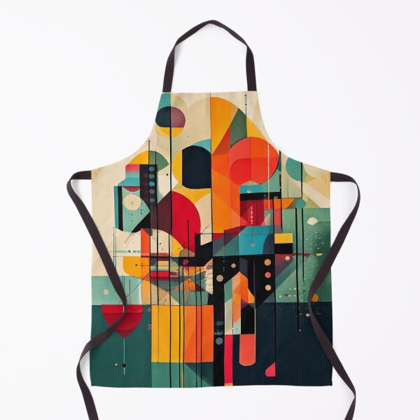 Item preview, Retro Bauhaus Geometric Abstract Art – Bold Shapes & Primary Colors designed and sold by CattlettArt.