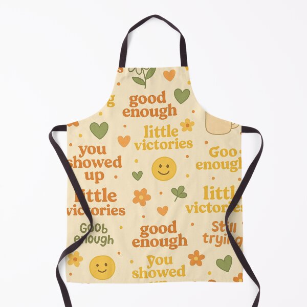 Item preview, Little Victories Repeating Pattern Cute Motivation Design designed and sold by Designeerguy.