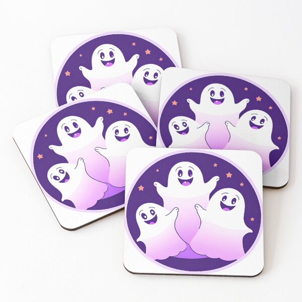 Item preview, Halloween Ghost Friends designed and sold by ELzor Arts.