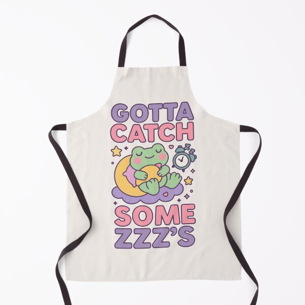 Item preview, Gotta Catch Some Zzz’s Cute Sleeping Frog Art designed and sold by Cheeky Companions.