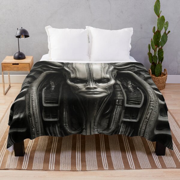Item preview, Dark Sci-Fi Horror – Biomechanical Cyberpunk Witch Art | Giger-Inspired Gothic Visionary Design designed and sold by CattlettArt.